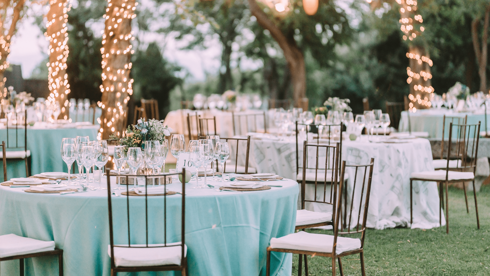 Wedding Reception In Garden