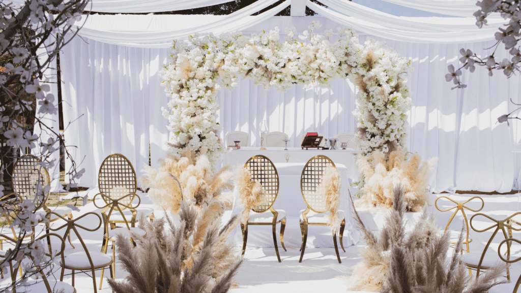 Outdoor Wedding Reception