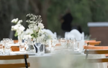 Outdoor Wedding Reception