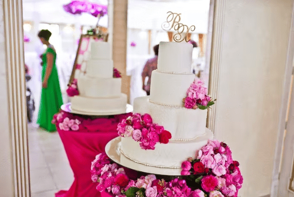 Cherry Blossom Wedding Cake