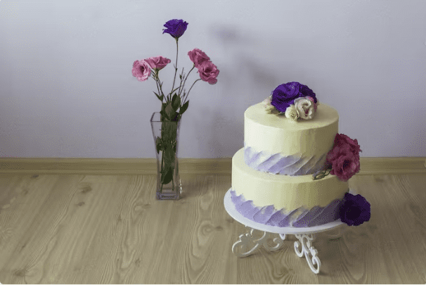 Petunia Wedding Cake