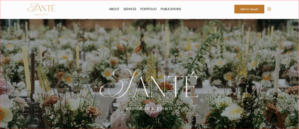 3. Sante Weddings