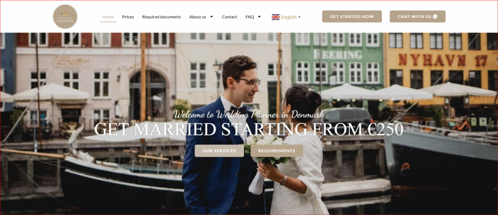 5. Wedding Planner Denmark